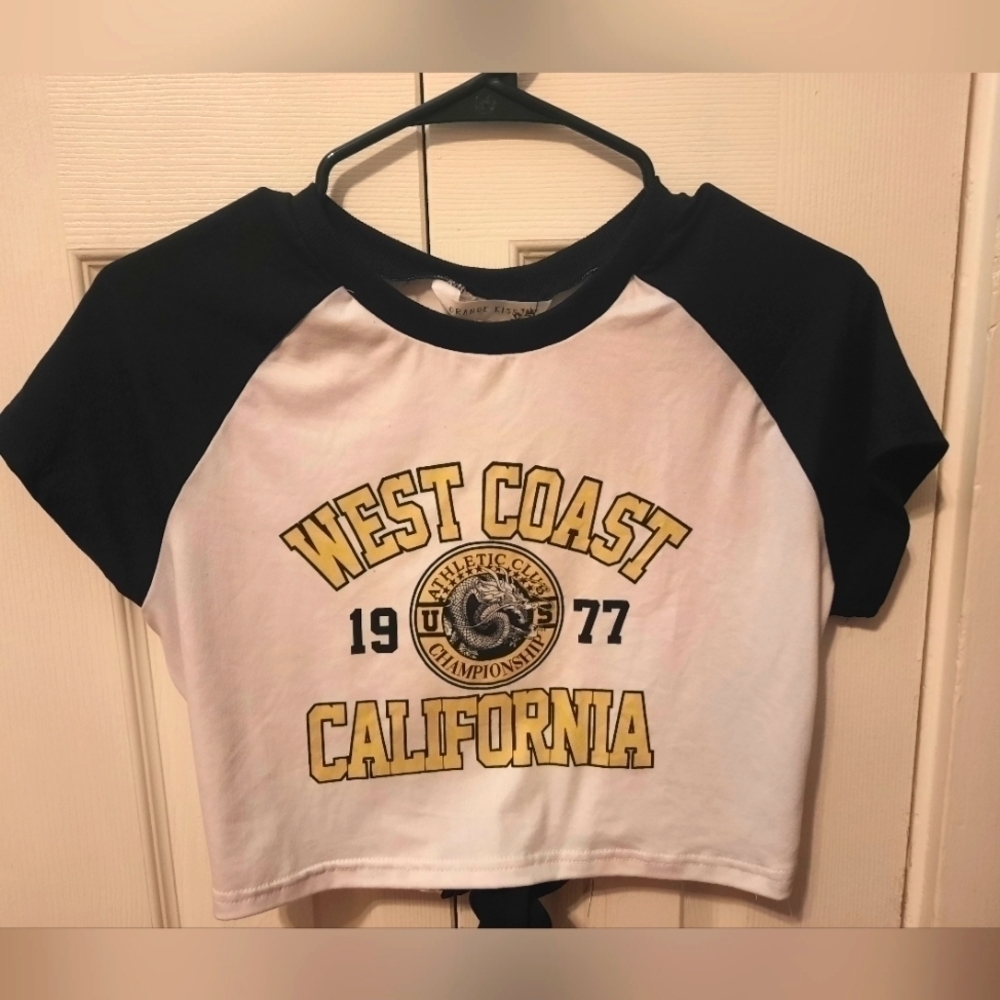 Westcoast Crop With Open Back